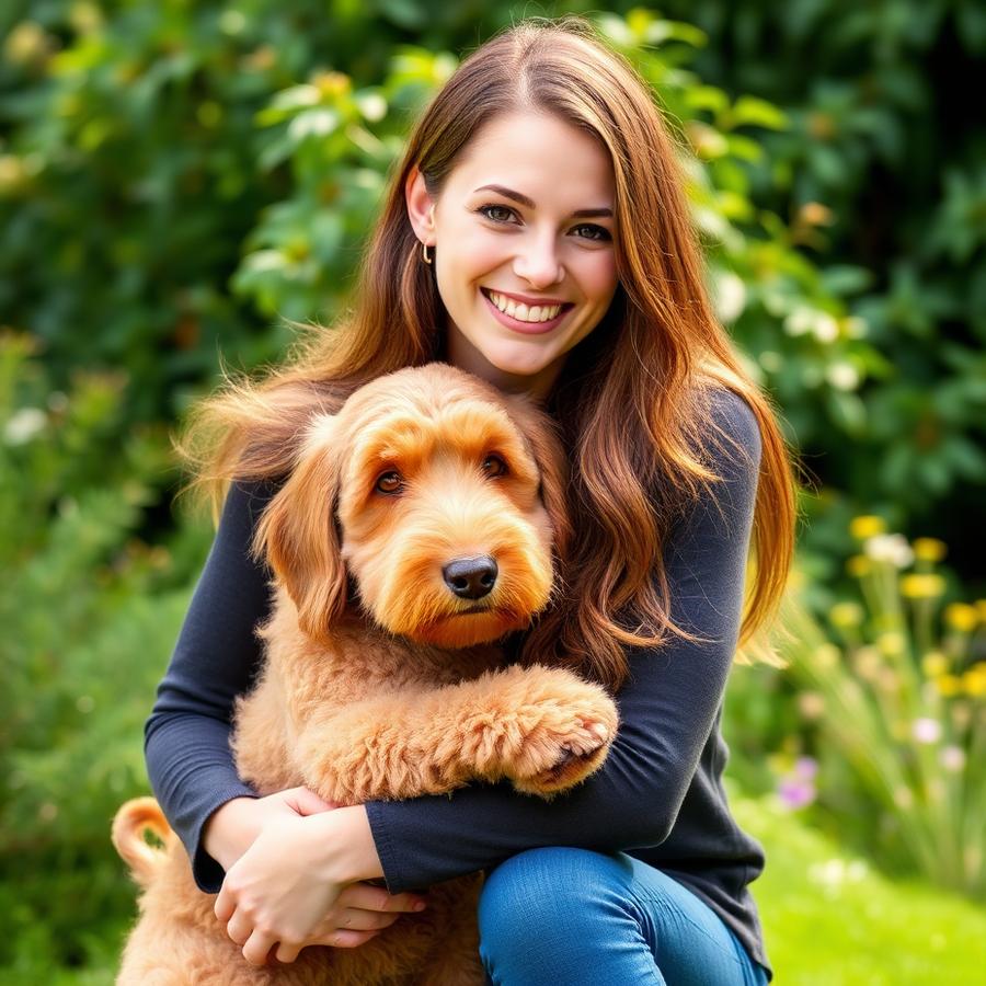 Laura, founder of Little Earth Learners, with her dog